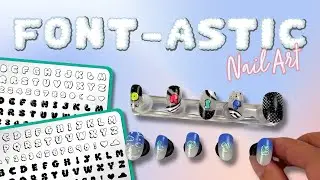 Fun Typography Nail Stamping Ideas | 1-Minute Maniology