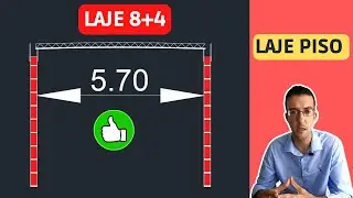 VÃO MÁXIMO COM LAJE TRELIÇADA | ALTURA DE 12 CM