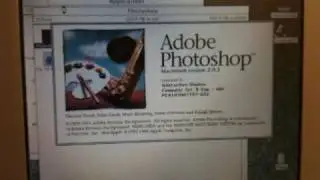 Adobe Photoshop 2.0.1 on a PowerBook Duo 2300c
