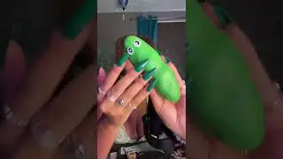 ASMR ~ Green Triggers Only 🍀🐸🥑🌱🦖🥝🧤🧩❇️🍋‍🟩 #asmr #sleep