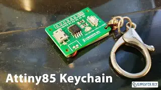 Attiny85 based Keychain Board - DIY