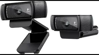 Unboxing Logitech HD Pro Webcam C920 + демонстрация (Эффекты потом заработали)
