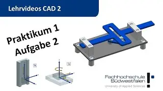 CAD 2 - Praktikum 1 - Kreuzschubkurbel - Bewegungssimulation mit  Siemens NX