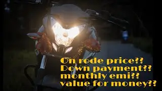Pulsar ns 200 BS6 || total emi cost ? Minimum down payment? Monthly emi? Value for money??