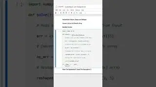 Convert List to 3x3 NumPy Array – Detailed Version 