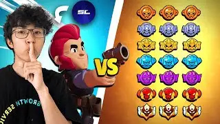 2 Content Creators VS 3 of EACH RANK in BRAWL STARS