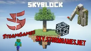 StormGames - SkyBlock Sunucu Tanıtımı - Minecraft PE