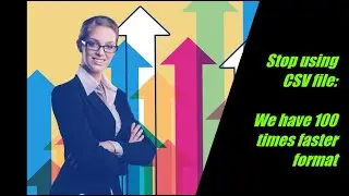 Stop Using CSV | Use this file format | 100 times faster #Shorts