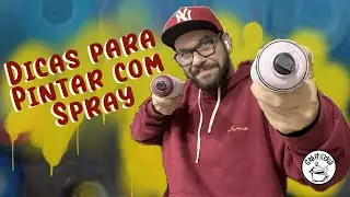 Como pintar com  com spray -  para iniciantes