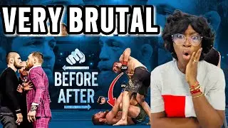 American reacts to BEFORE and AFTER Fighting Khabib