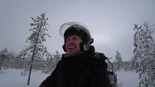 Предновогодняя прогулка до Карельского болота на мотособаках.