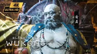 Black Myth Wukong - Yellowbrow Boss Fight Full Gameplay Video (4K 60FPS) UHD  Ep, 12