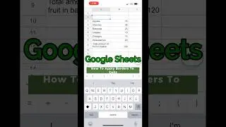 How to add Borders to Cells in Google Sheets Mobile?