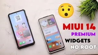 Enable (MIUI 14) Premium Widgets Redmi & Xiaomi Smartphones