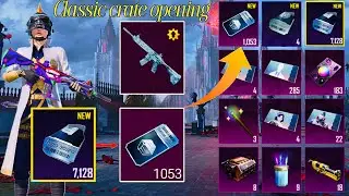 new premium crate opening pubg mobile 1000 Classic crate opening M416 glacier❄️7330 supply opening