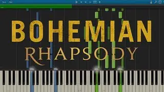 Bohemian Rhapsody - Queen (Piano Tutorial) [Synthesia]