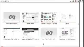 Google Chrome experimental new tab page !!