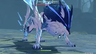 Genshin Impact - Andrius Boss Fight, Noelle Solo (With Dark Souls Boss Music)