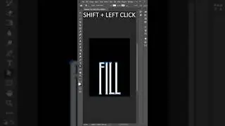 Use Liquid Text Effect In Photoshop #shorts