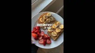 perfect school morning routine 7:25-8:10 💗☁️✨ #aesthetic #viral #schoolmorningroutine