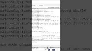 Telnet Configuration On ASA 5055 In PacketTracer | Networking Academy | 