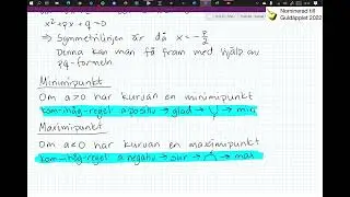 Matematik 3c - Kapitel 1 - 1.3 Andragradsfunktioner
