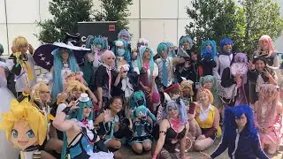 Anime Expo 2024 Vocaloid Cosplay Gathering