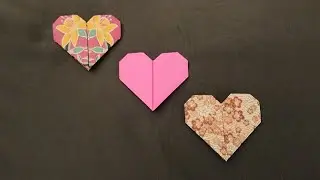 💕 How to make a Heart! - an Origami Tutorial! 💕