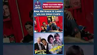 Erik Estrada and Larry Wilcox Stop by @terrificon_CT #popculture #70stv #chips