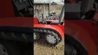Самодельный гусеничный минитрактор.