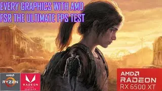 LAST OF US BENCHMARK | AMD RYZEN R3 200G | AMD RX6500XT | BENCHMARK