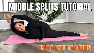 Middle Split Flexibility Routine! Simple Daily Hip Opening! (4K)