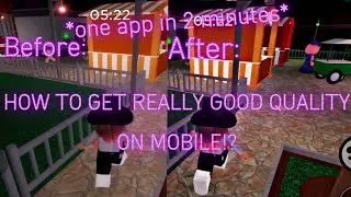 HOW TO GET REALLY GOOD QUALITY ON MOBILE!? *ONE APP 2 MINS*