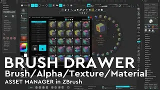 Brush Drawer - Asset Manager in ZBrush