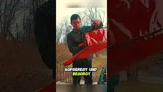 Armer Mann lässt Pizza auf den Boden fallen 😢💔