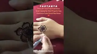 Antara Henna Ukir dan Stiker #hennamanado #hennawedding #hennaartist