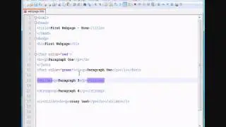 HTML Tutorial 3 - Changing Text Color