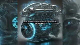 Mazda Unveils Groundbreaking Rotary Engine in MX 30 e SKYACTIV R EV
