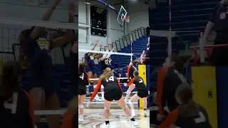 LE MUR!!  #allezpatriotes  #volleyballgames #womenvolleyball