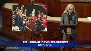 On U.S. House Floor, Spanberger Recognizes Fredericksburg Nationals on Carolina League Championship