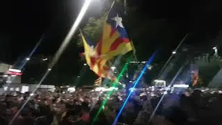 Pastorets Rock a la mani en commemoració de l'1octubre a Lleida