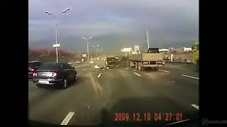 Видео аварий. ДТП автомобилей снятые на видеорегистратор