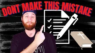 Mistakes Christians make with their Bible Reading Plan