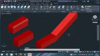 Extrude Faces autocad 2021 in hindi