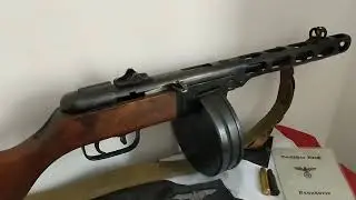 Deactivated PPSh 41 Soviet sub-machine gun. EU spec deactivation.