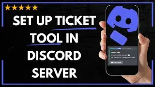 ✅ How to SET UP TICKET TOOL IN DISCORD SERVER | How to SET UP TICKET BOT IN DISCORD SERVER 🚀✨😱✅