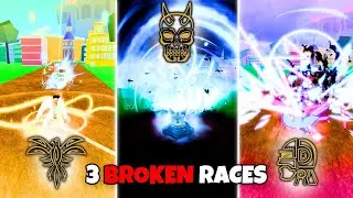 I Used The 3 BEST Race V4's In BloxfruitsPvP 💀...