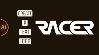 How to create a text logo FROM SCRATCH using illustrator (Beginner tutorial)