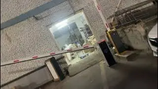 Boom barrier gate factory test #boombarrierfactory