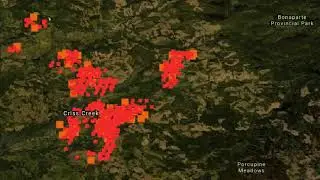 July 20 Wrapup, Expansion on last VIIRS update for most fires, Localized gusts